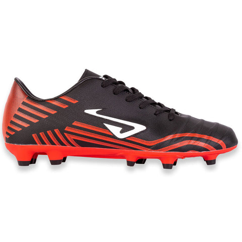 NOMIS Prodigy FG Football Boots - Black/Red/White - Shoe - Adult