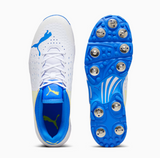 Puma Spike 22.1 Cricket Shoe - White/Ultra Blue -  Adult - Mens