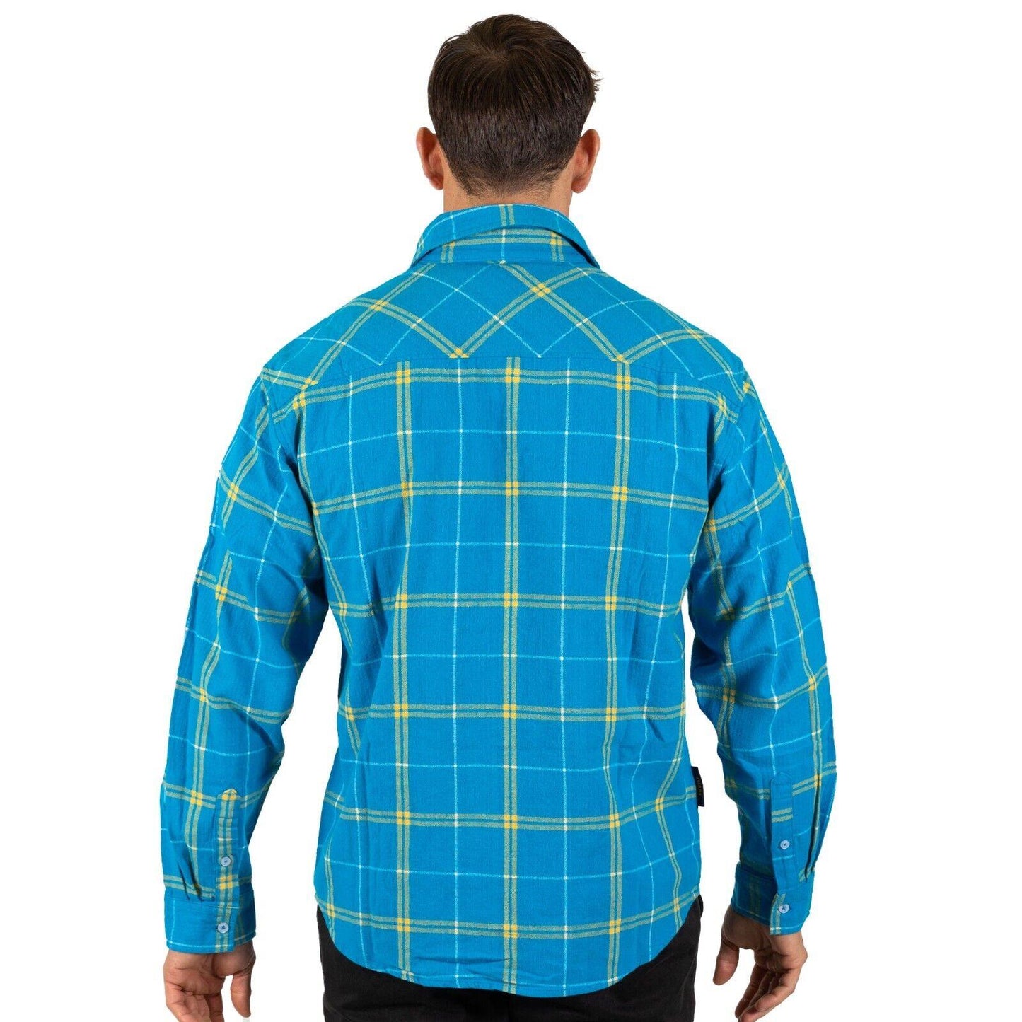 NRL 'Mustang' Flannel Polo - Gold Coast Titans - Flanno Shirt