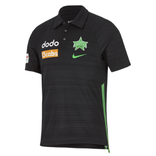 BBL 2024/2025 Cricket Polo Shirt - Melbourne Stars - Big Bash Cricket T20