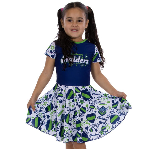 NRL Heartbreaker Dress - Canberra Raiders - Girls - Toddler - Kid