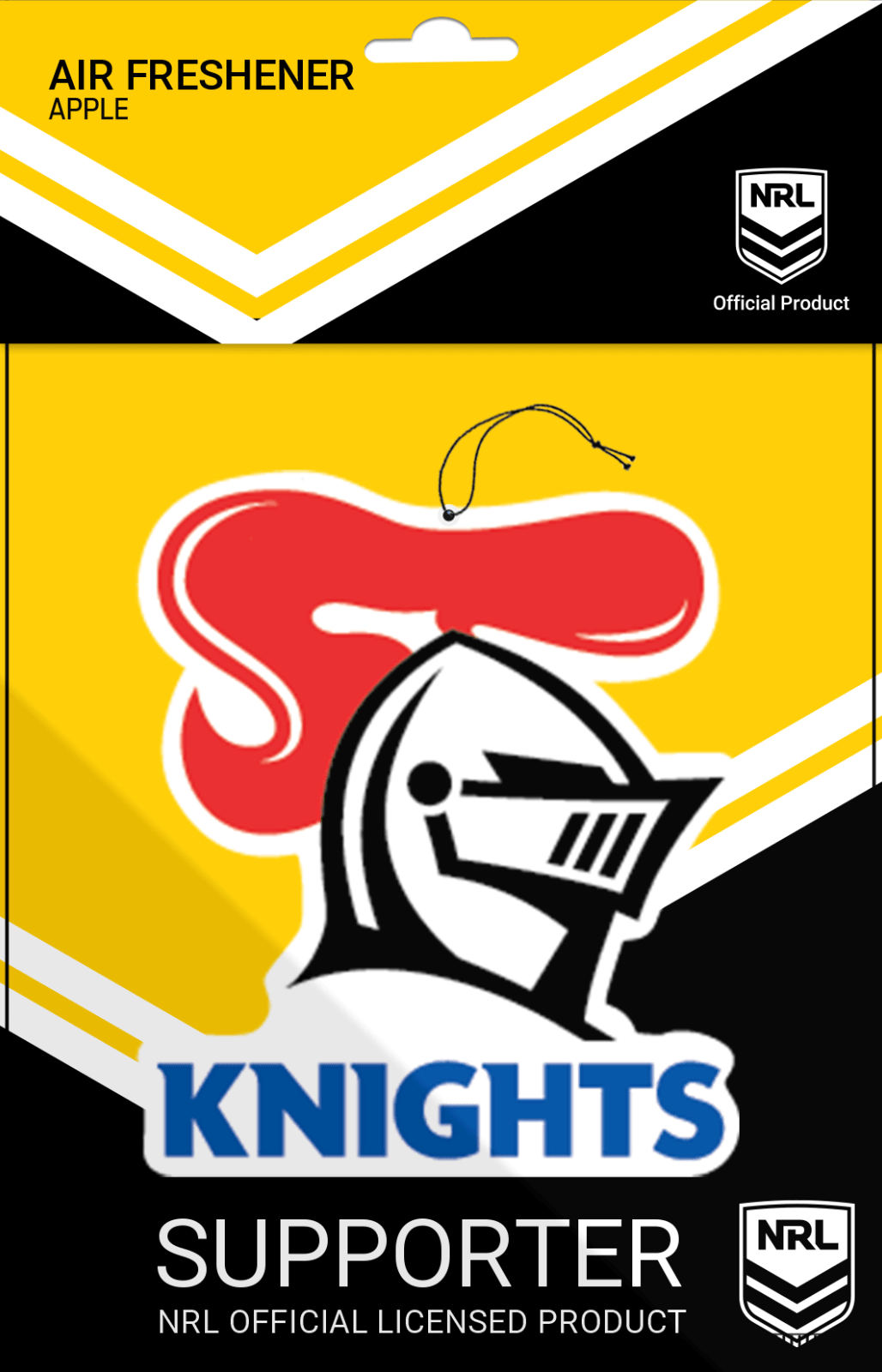 NRL Car Air Freshener - Newcastle Knights - Rugby League
