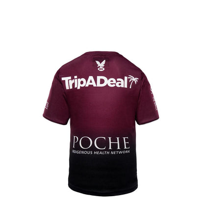 NRL 2022 Training Tee Shirt - Manly Sea Eagles - YOUTH - Rugby League - DYNASTY