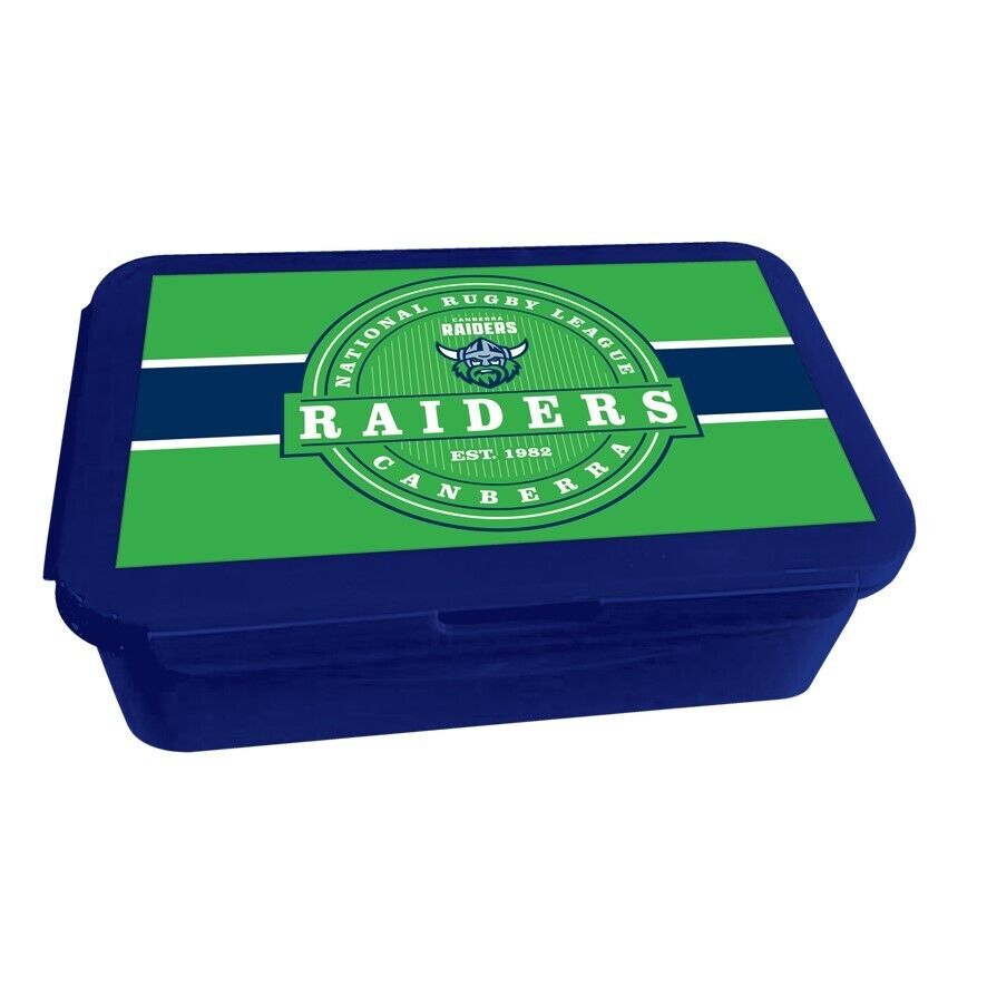 NRL Bento Lunch Box - Canberra Raiders - 14cm x 20.1cm x 7.1cm