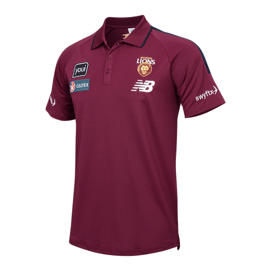 AFL 2024 Media Polo - Brisbane Lions - Youth - Kids