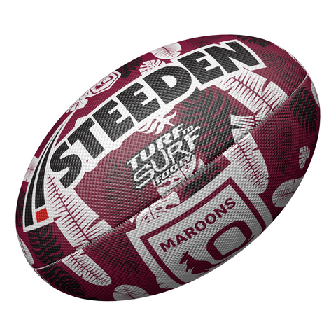 NRL Turf to Surf Football - QLD Maroons - Queensland - Ball Size 3