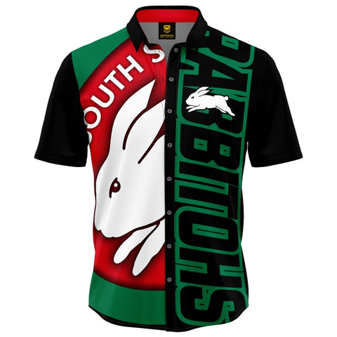 NRL 'Showtime' Party Shirt - South Sydney Rabbitohs - Adult - Mens - Polo