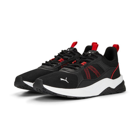 PUMA Anzarun 2.0 Running Shoe - Black/Red/White - Sneaker - Mens