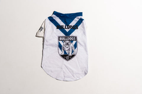 NRL Pet Jersey - Canterbury Bulldogs - Size XS to XL - T-Shirt - Dog - Cat