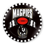 AFL Snack Plate - Collingwood Magpies - 20cm diameter - Melamine - Single