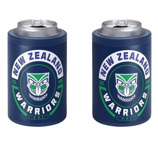 NRL Insulated Can Cooler - New Zealand Warriors - Stubby Cooler - Twist Top Lid