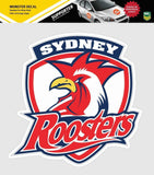 NRL Car Monster Decal - Sydney Roosters - Sticker - Team Logo - 470mm