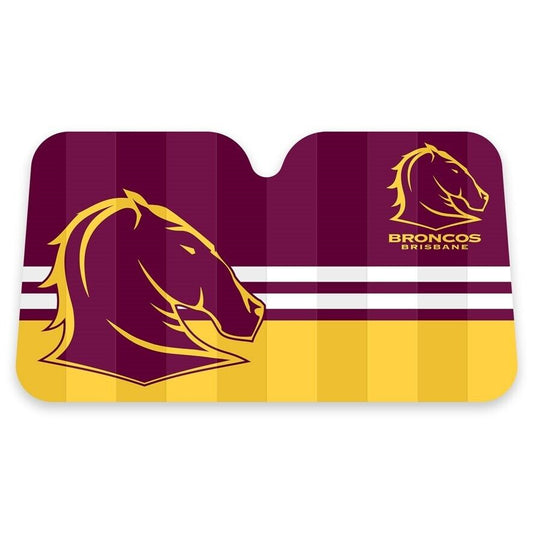 NRL Car Sunshade - Brisbane Broncos - 130cm x 70cm