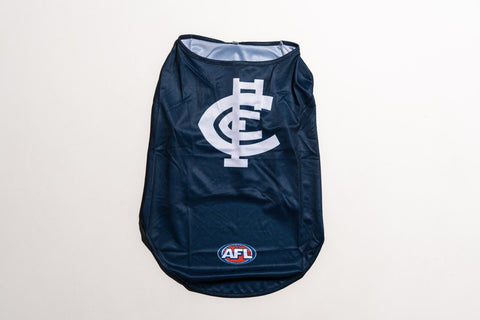 AFL Pet Jersey - Carlton Blues - Size XS to XL - T-Shirt - Dog - Cat