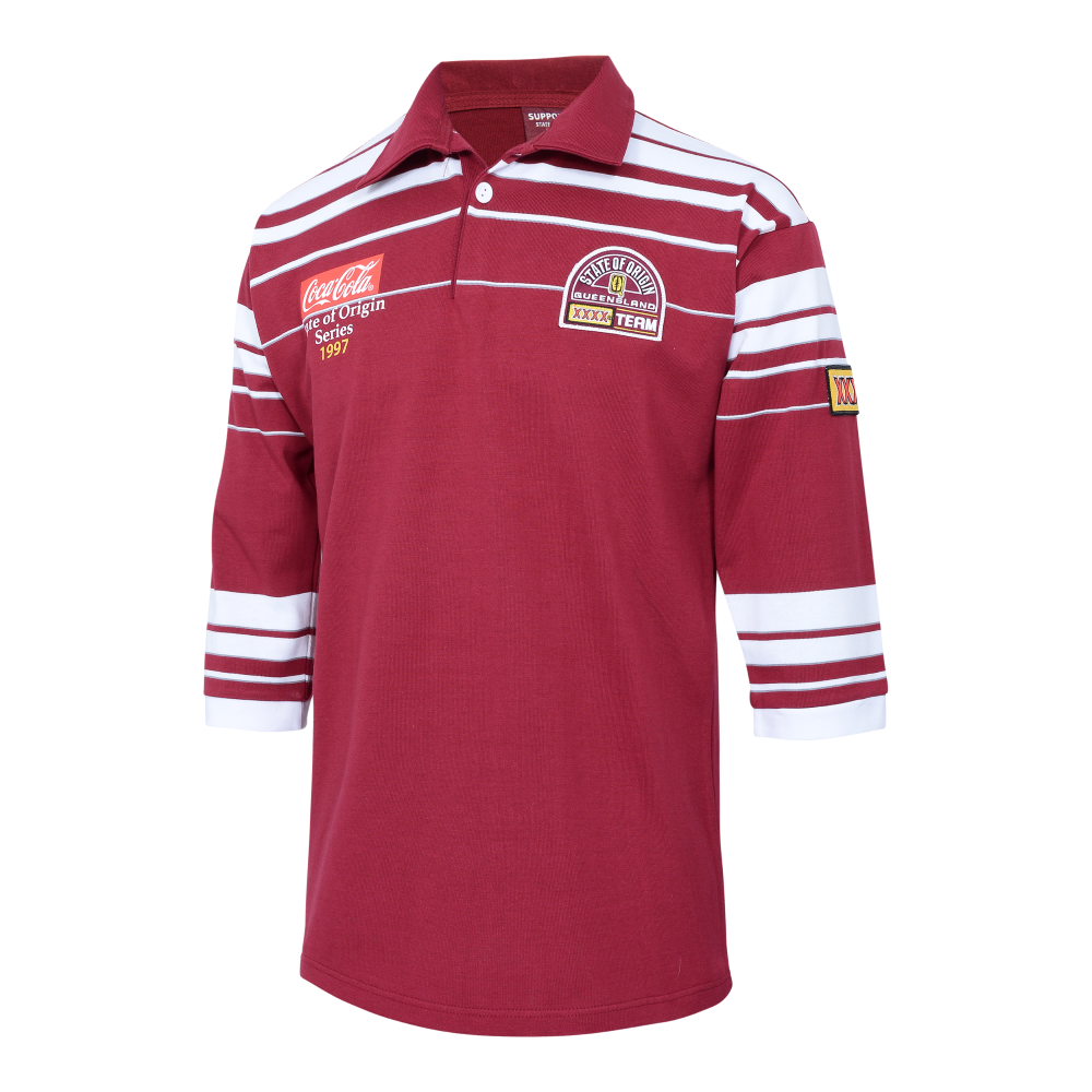 NRL Retro Heritage Jersey - QLD Maroons 1997 - State of Origin - Queensland