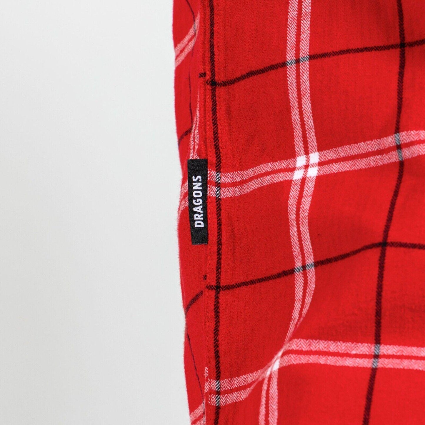 NRL 'Mustang' Flannel Polo - St George Illawarra Dragons - Flanno Shirt