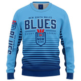 NRL Kids Game Time Pullover - New South Wales Blues - NSW - Baby - Light Jumper