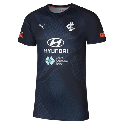 AFL 2024 Training Tee - Carlton Blues - Adult - Mens - Shirt