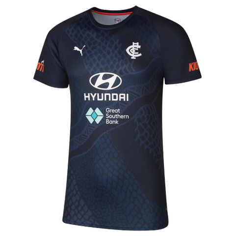AFL 2024 Training Tee - Carlton Blues - Adult - Mens - Shirt