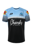 NRL 2021 Training Tee Shirt - Cronulla Sharks - Mens -  Rugby League