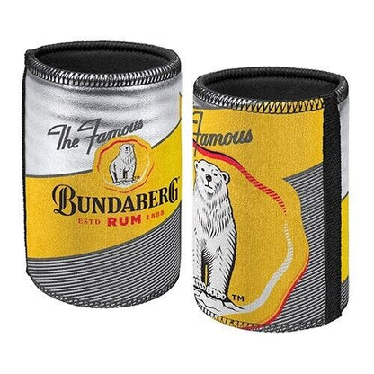 Bundaberg Rum Metallic Stubby Cooler - Can Holder - Bundy Rum