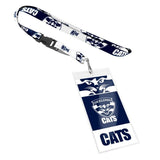 AFL Lanyard & Clear Card Holder - Geelong Cats - Key Chain