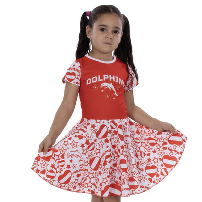 NRL Heartbreaker Dress - Dolphins - Girls - Toddler - Kid