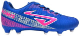 NOMIS Prodigy 2.0 FG Football Boots - Royal/Pink/White - Youth - Kids - Shoe
