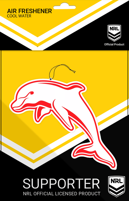 NRL Car Air Freshener - DOLPHINS - Rugby League