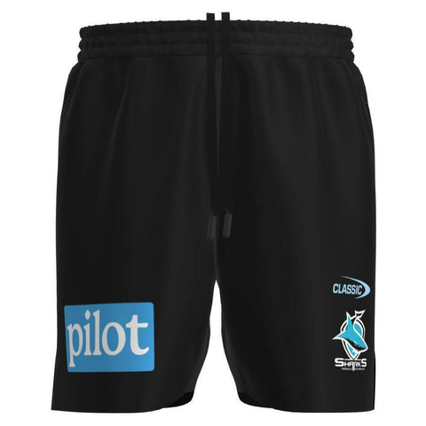 NRL 2023 Training Shorts - Cronulla Sharks - Adult - Rugby League - CLASSIC