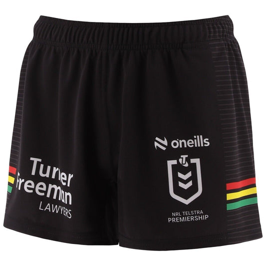 NRL 2025 Home Playing Shorts - Penrith Panthers - Adult - Mens
