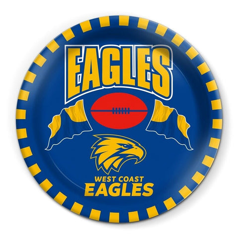 AFL Snack Plate - West Coast Eagles - 20cm diameter - Melamine - Single