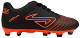 NOMIS Immortal 2.0 FG Football Boots - Black/Orange - Youth - Kids - Shoe