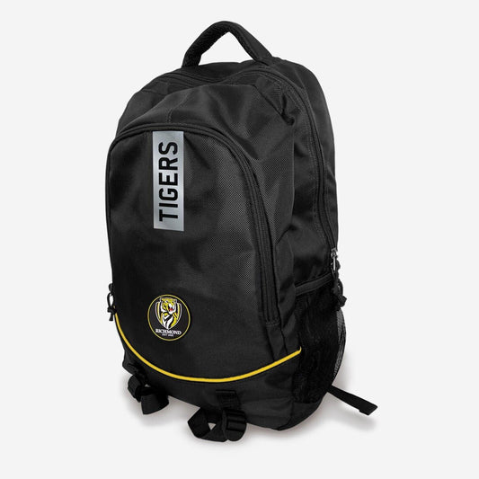 AFL Stirling Backpack - Richmond Tigers - 49x32x12cm - Nylon Bag