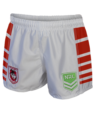 NRL Supporter Footy Shorts - St George Illawarra Dragons - Kids Youth Adults