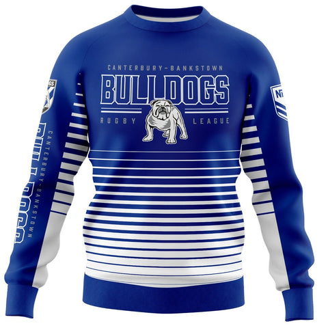 NRL Kids Game Time Pullover - Canterbury Bulldogs - Infant Baby - Light Jumper