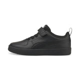 PUMA Rickie AC+ PS Shoe - Black Leather - Kids Sizes - School