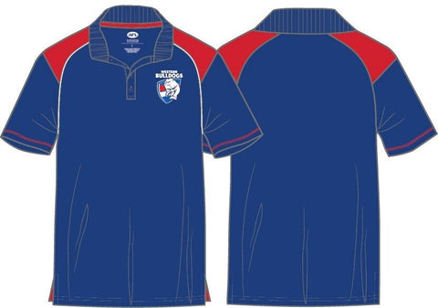 AFL Performance Polo Shirt - Western Bulldogs - Supporter - Adult - Mens
