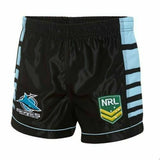NRL Supporter Footy Shorts - Cronulla Sharks - Kids Youth Adults - Rugby League