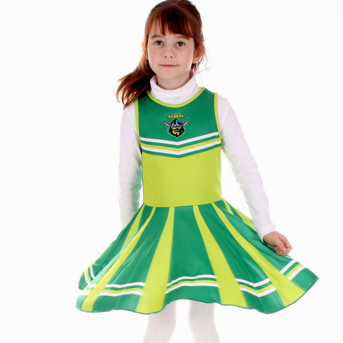 NRL Cheerleader Dress - Canberra Raiders - Footy Suit Toddler Kid