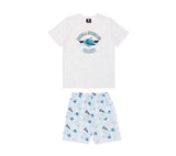 NRL Check Pyjama Set - Cronulla Sharks - Toddler - NAR