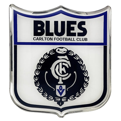 AFL Retro Logo Emblem - Carlton Blues - Supporter Car Badge