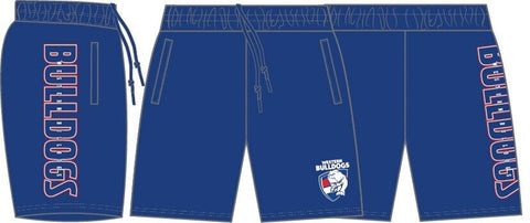 AFL Performance Shorts - Western Bulldogs - Supporter - Adult - Mens