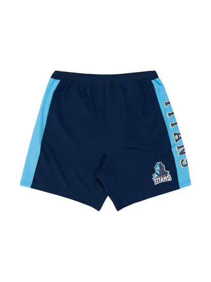 NRL Panel Performance Shorts - Gold Coast Titans - Supporter - Adult - Mens