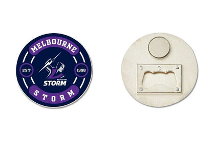 NRL Bottle Opener Magnet - Melbourne Storm - Rugby League