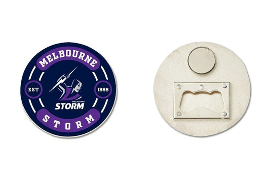 NRL Bottle Opener Magnet - Melbourne Storm - Rugby League