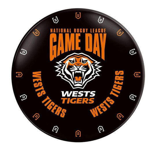 NRL Snack Plate - Wets Tigers - 20cm diameter - Melamine - Single