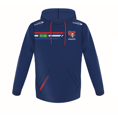 NRL 2024 Pullover Hoodie - Newcastle Knights - Navy - Youth - Jumper