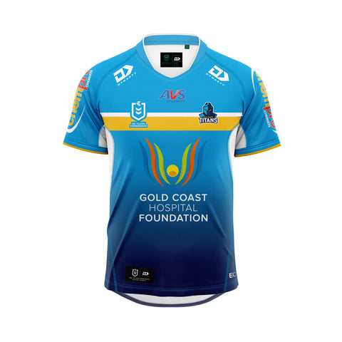 NRL 2024 Home Jersey - Gold Coast Titans - Youth - Junior