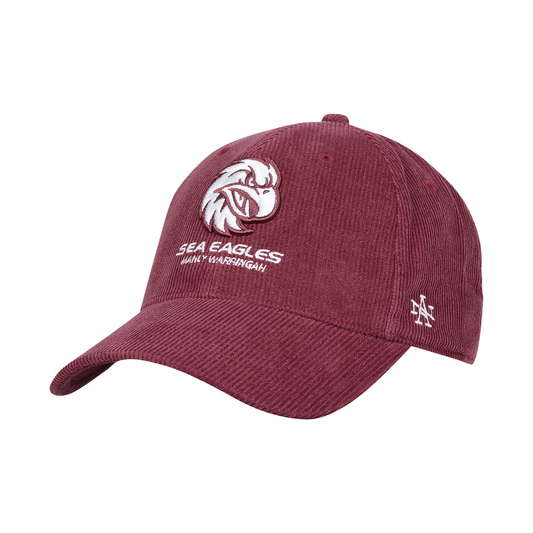 NRL Corduroy Cap - Manly Sea Eagles - Hat - Adult - One Size